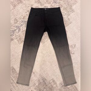 Hollister Men's Black to Gray Skinny Jeans